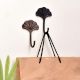 Antique Black Mushroom Wall Hooks - Pack of 2
